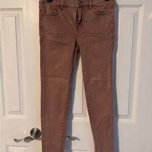 Mauve Skinny Jeans